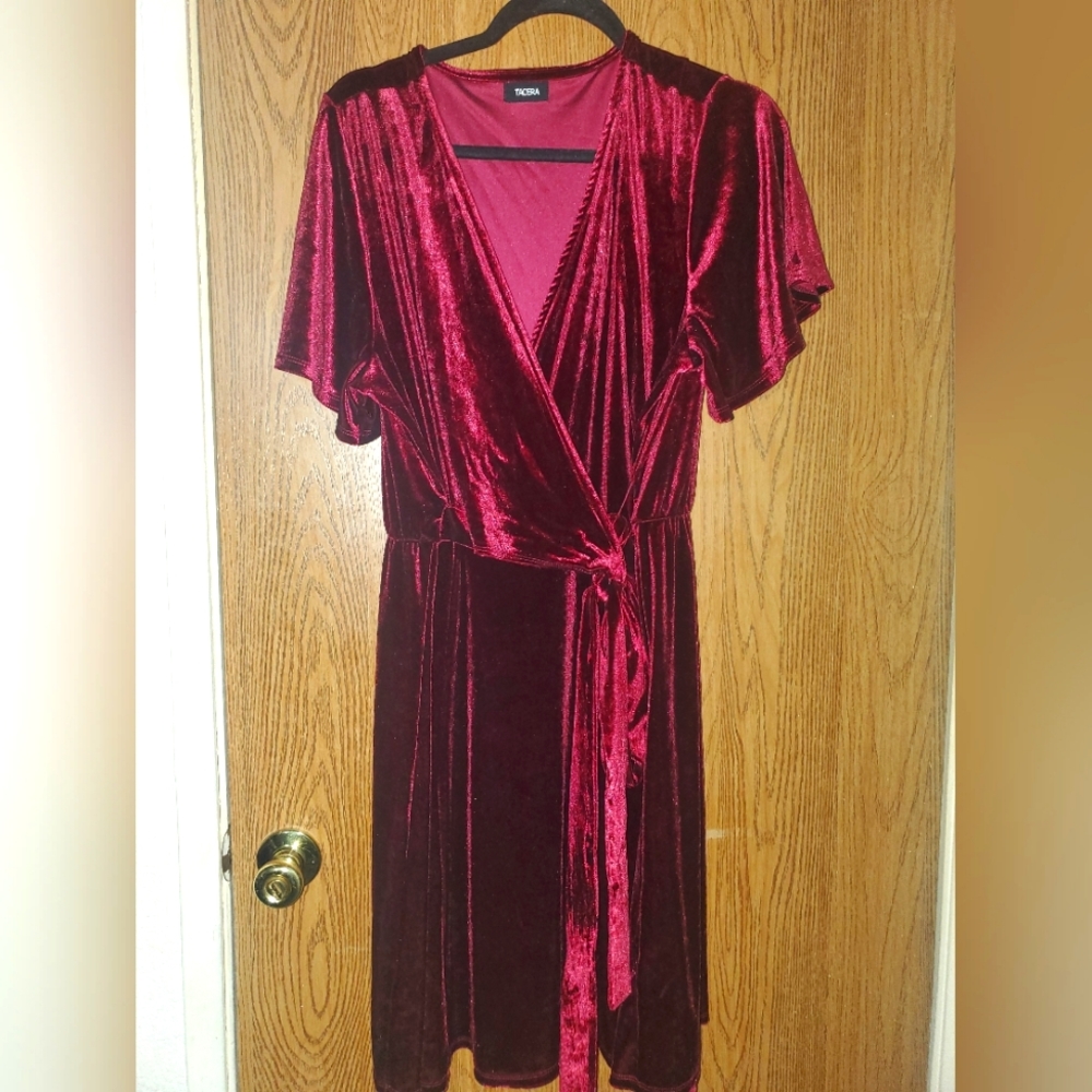 Sexy Red Velvet Dress